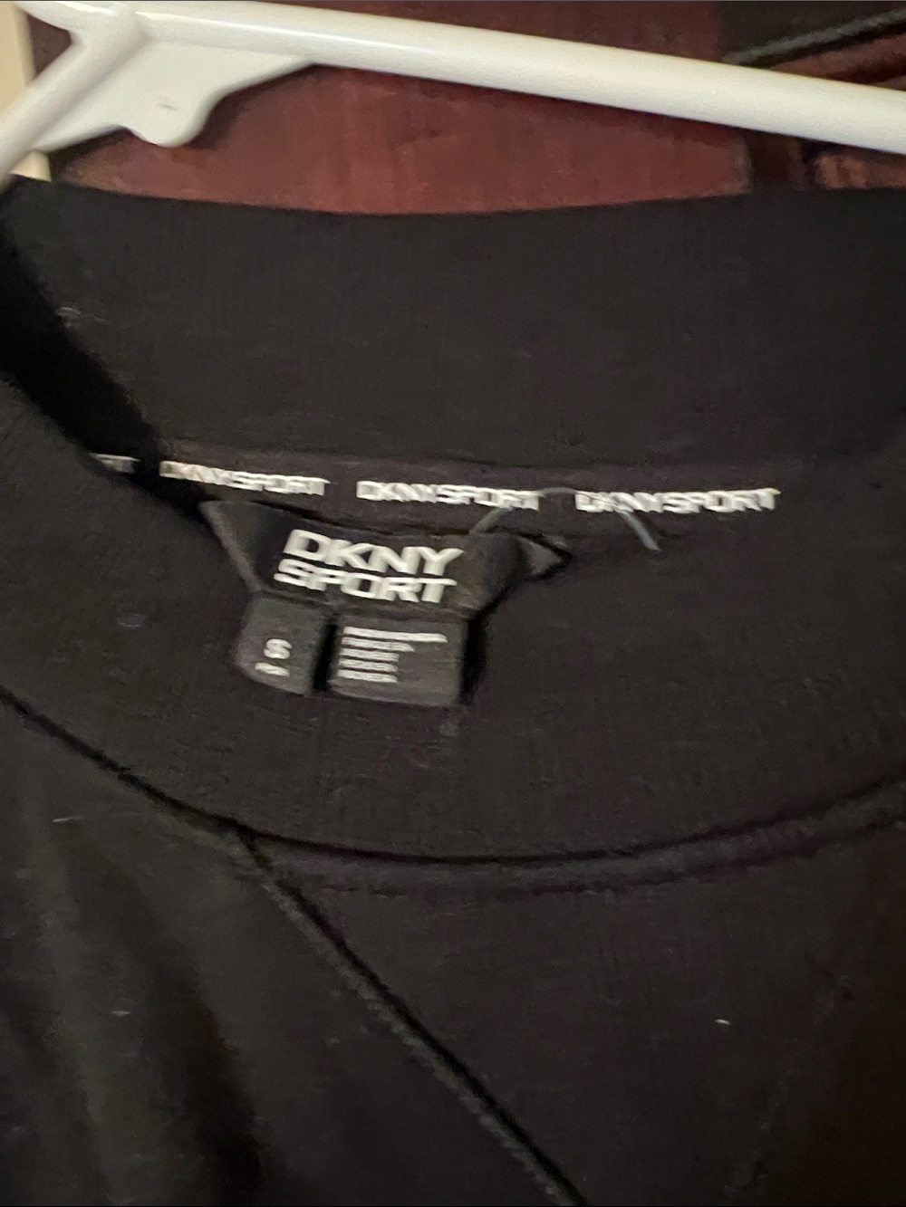DKNY Black Logo Crewneck Sweatshirt